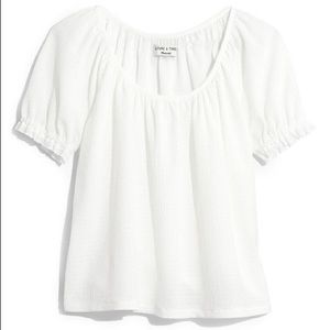 Madewell Texture and Thread White Top